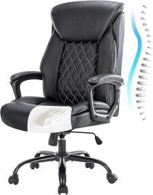 Office Chair-Office Desk Chair,Computer Chair, Ergonomic Office Chair,Leather Office Chair, Executive Office Chair High Back,Comfy Desk Office Chair W