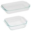 Basics Glass Bakeware Set Value Pack, Set of 2