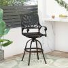 ALFRESCO KD SWIVEL BARSTOOL