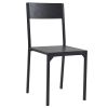 Dining Table Set for 4, Kitchen Table with 2 Chairs and a Bench, 4 Piece Kitchen Table Set for Small Space, Home Kitchen Bar Pub Apartment, Black