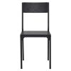 Dining Table Set for 4, Kitchen Table with 2 Chairs and a Bench, 4 Piece Kitchen Table Set for Small Space, Home Kitchen Bar Pub Apartment, Black