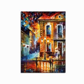 Abstract oil painting on canvas Handmade Modern Bright Color abstract painting colorful landscape Picture Home Wall Hotel decor (size: 150x220cm)