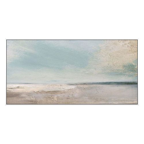 Blue Sky and Sea Beach Landscape Posters and Handmade Canvas Painting Wall Art Picture for Living Room Decor Salon No Frame Blue Sky and Sea Beach Landscape Posters and Handmade Canvas Painting Wall Art Picture for Living Room Decor Salon No Frame