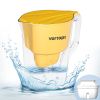 Vortopt Water Filter Pitcher - 15-Cup Water Purifier Pitcher for Improved Tap Water Taste, Reduces Chlorine and Lead, 3 Months Lifetime, BPA Free,L1-Y