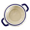 Frontier Rose Cobalt Ceramic 3.17-Quart Soup Tureen with Ladle