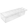 Clear Acrylic Flower Vase Rectangular Floral Centerpiece for Table Decoration Modern Flower Holder for Mother's Day Valentine's Day Wedding Party 12 H