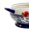 Frontier Rose Cobalt Ceramic 3.17-Quart Soup Tureen with Ladle